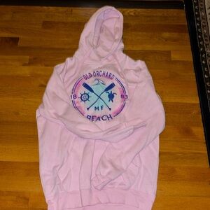 pastel pink old orchard beach sweatshirt